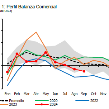 Presión del tipo de cambio nominal de PYG/USD arroja resultado negativo en balanza comercial de septiembre con déficit de unos 96 millones de USD